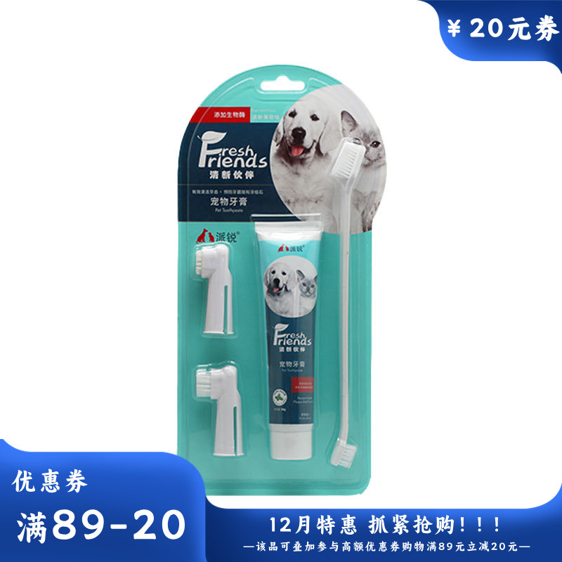 派锐 清新伙伴 牙膏牙刷套装 90g（薄荷味)