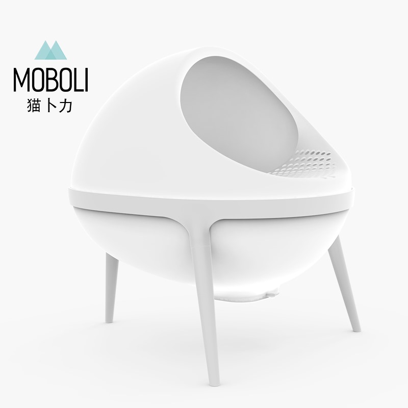 MOBOLI猫卜力行星猫厕所-灰色 1个