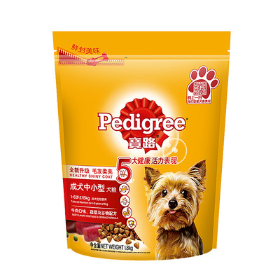 宝路 成犬中小型犬全价犬粮牛肉蔬菜口味 1.8kg 1.8kg