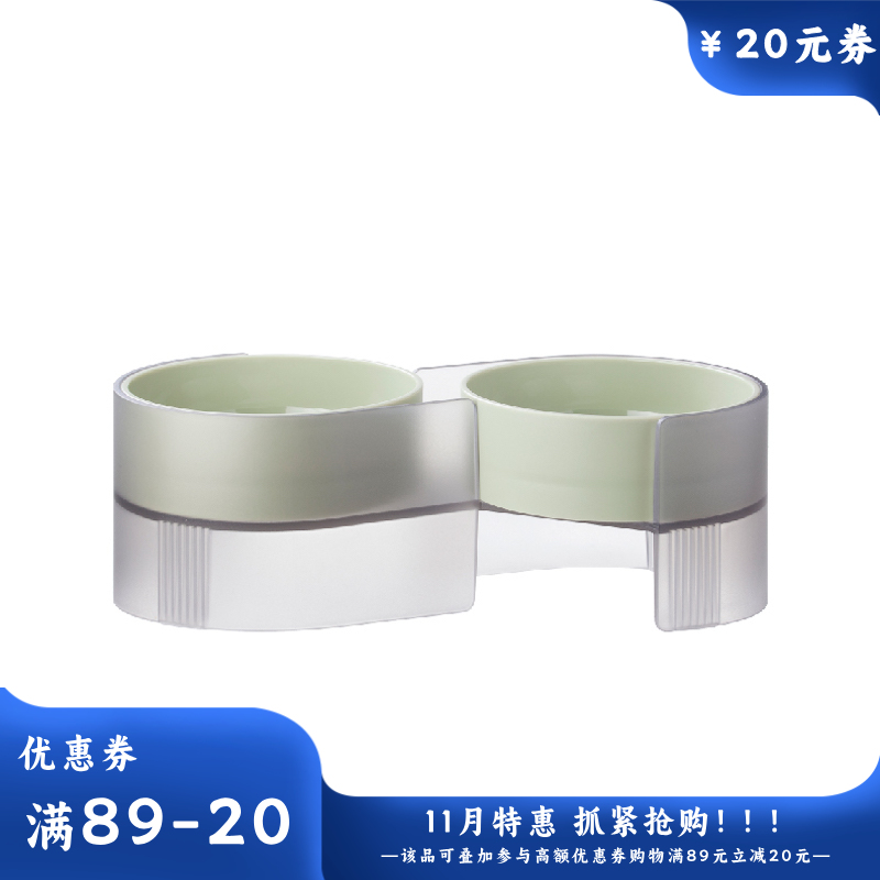 pidan宠物碗 猫用S款 绿色