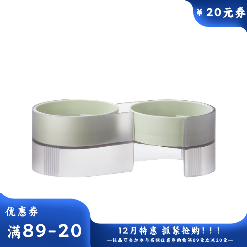 pidan宠物碗 猫用S款 绿色