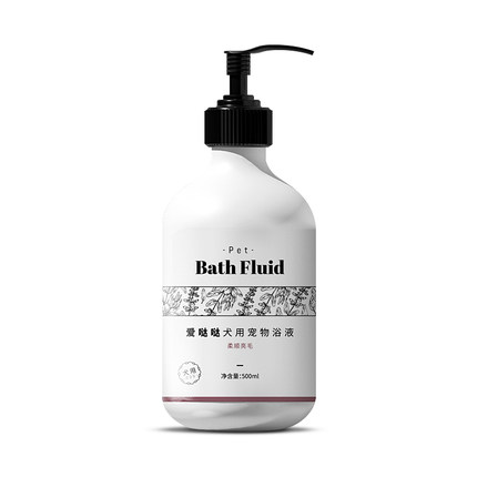 爱哒哒犬用宠物浴液-柔顺亮毛 500ml/瓶