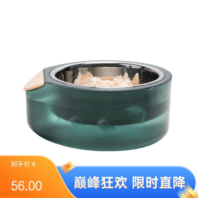 pidan水奥义款宠物单碗 小号（绿色）