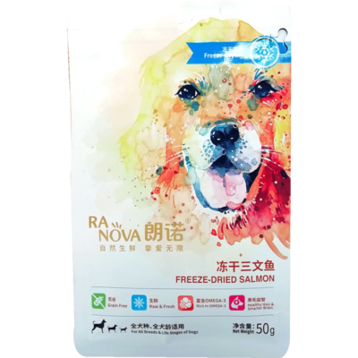 朗诺犬冻干三文鱼 260g 三文鱼50g