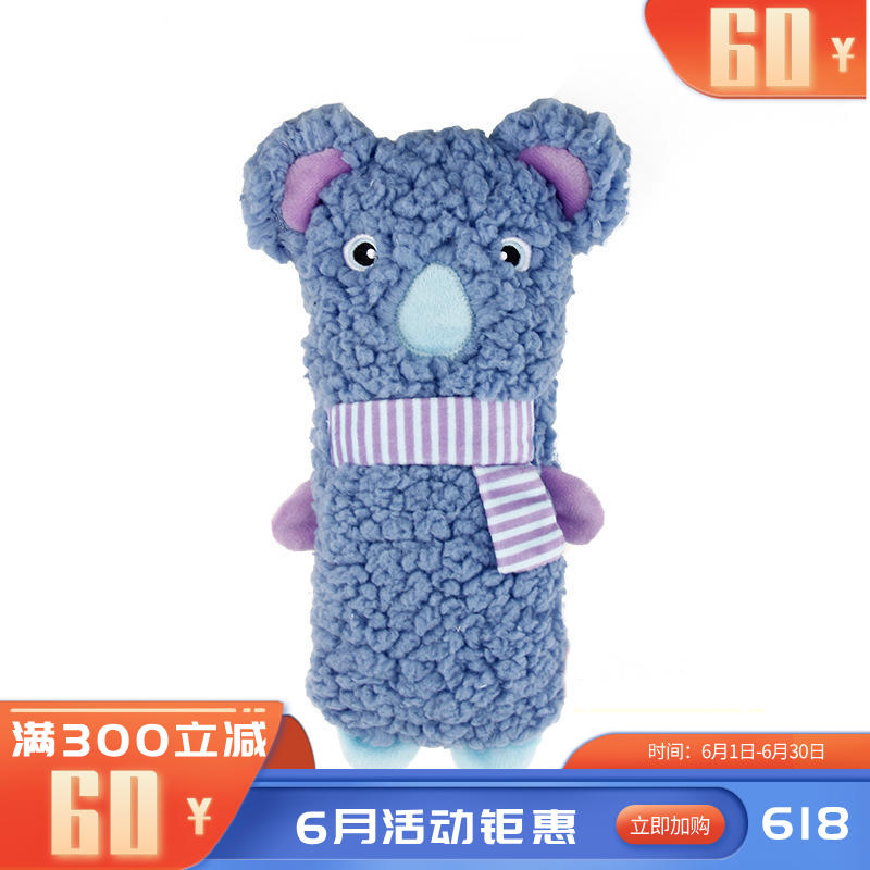 GiGwi贵为 响纸发声猫咪抱枕玩具 考拉