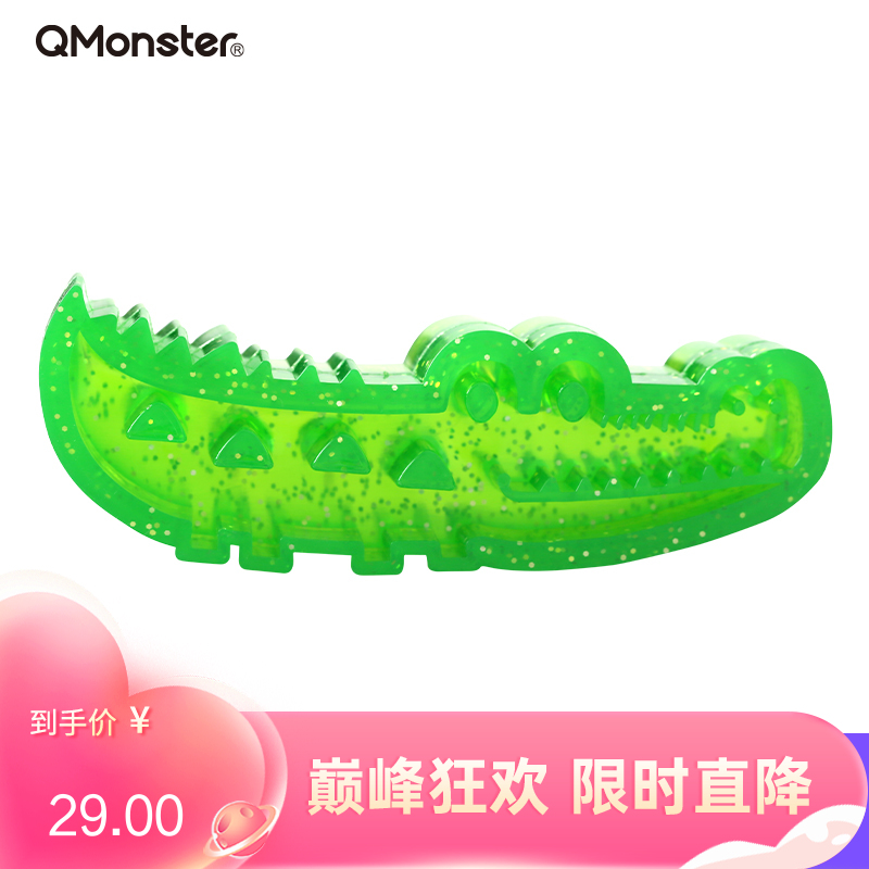 Qmonster怪有趣 可填食鳄鱼宠物玩具 大号