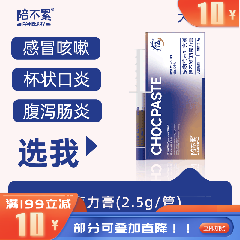 陪不累宠物用巧克力膏 2.5g