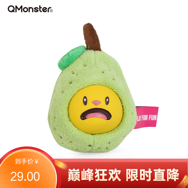 Qmonster怪有趣 包果家族 犬用可藏食玩具 梨