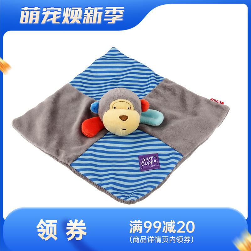 GiGwi贵为 Q趣响纸巾毛绒发声狗玩具 猴子
